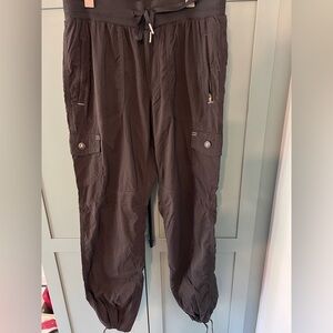 LL Bean Vista Camp Pant Straight Leg Cargo Black Sz S